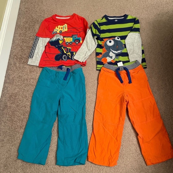 J. Khaki boys 4t 2 outfits pants shirts trucks
2 outfits size 4t - Picture 1 of 8